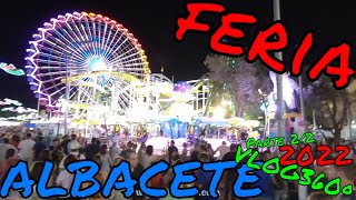 Feria de Albacete 2022 Parte 22  Atracciones de feria VLOG con vistas 360º [upl. by Rosane]