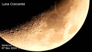 Luna Creciente de 07 de Noviembre de 2024 [upl. by Yart393]