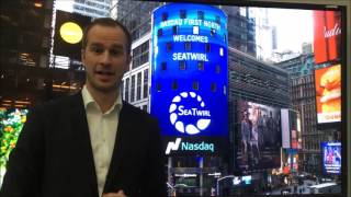 SeaTwirl AB  Nasdaq welcomes SeaTwirl to First North [upl. by Edholm977]