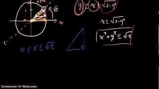 double integrals in polar coordinates [upl. by Meares]