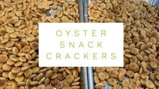 Oyster Snack Crackers  Easy Seasoned Crackers  Homemade Snacks  John Eats Cheap [upl. by Sussi]