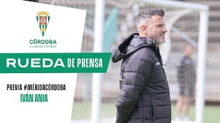 Iván Ania en la previa de la visita a Mérida [upl. by Yssej]