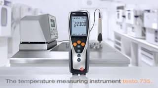 Calibration of Instruments  Testo735 Thermometer [upl. by Isnyl]