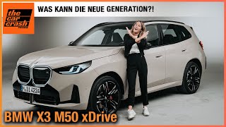 BMW X3 M50 xDrive 2024 So GUT wird die NEUE Generation des SUV Bestsellers Review  G45  Preis [upl. by Lorilyn]