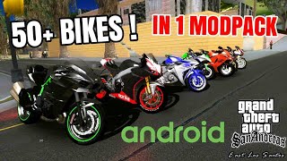 GTA Bike Andreas 2018 Modpack  50 Bikes In One Modpack 300 MB [upl. by Nyleda845]