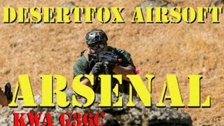 DesertFox Airsoft Arsenal KWA G36c with Game Play [upl. by Hickie144]