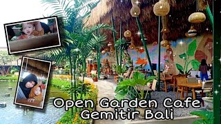 Makan Bersama di Open Garden Cafe Gemitir Bali  Ibundanya Hannah Sultana Vlog [upl. by Emlin606]