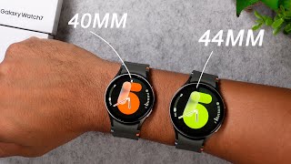 Samsung Galaxy Watch 7  40mm vs 44mm Size Comparison on Wrist [upl. by Theodora]