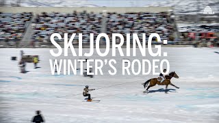 Skijoring Winters Rodeo [upl. by Ledba100]