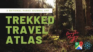 Trekked Travel Atlas  Google Maps JavaScript API  Google Places  Google Autocomplete React App [upl. by Ardnak]