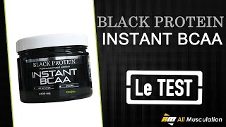 Test amp Avis  Instant BCAA  Black Protein [upl. by Crean]