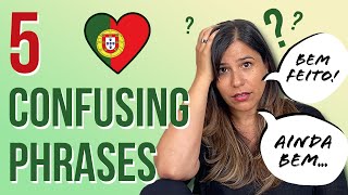 European Portuguese  5 Confusing Phrases EXPLAINED [upl. by Bryant]