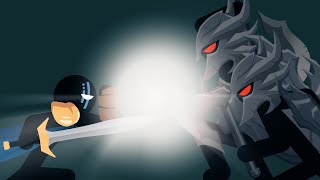 Xiphos vs The Juggerknights Stick war 3 stick nodes [upl. by Peria391]