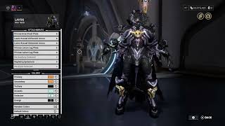 warframe LAVOS 4th skin fashionframe with details [upl. by Rhee]