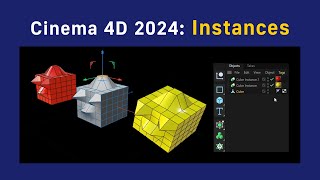 Cinema 4D 2024 How to use Instances [upl. by Aihsena816]