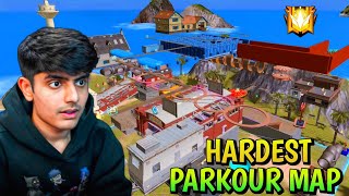 Free Fire Hardest Craftland Parkour Map Code 2024  FF Parkour Map Code  FF Craftland Map Code 🤩 [upl. by Lainahtan350]