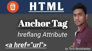 hreflang Attribute in Anchor Tag  a Tag in Html Hindi [upl. by Ellerol520]