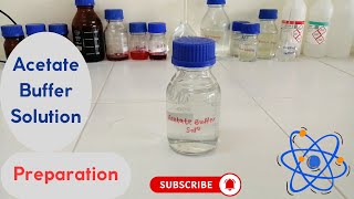 Acetate buffer solution preparation pH range of 36 to 56 [upl. by Treulich]