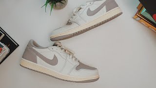 THE MOST UNDERRATED JORDAN 1 OF 2023 AIR JORDAN 1 LOW OG quotATMOSPHERE GREYquot [upl. by Armand]