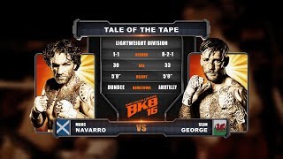 MARC NAVARRO VS SEAN GEORGE PRO BARE KNUCKLE BOXING BKB16  FULL FIGHT EXCLUSIVE [upl. by Nnawaj167]