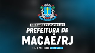 CONCURSO PREFEITURA DE MACAÉRJ  PLANEJAMENTO DE ESTUDOS [upl. by Navnod]