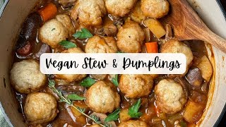 Vegan Stew And Dumplings [upl. by Lavinia]