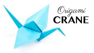 Easy Origami Crane Tutorial  Tsuru  Paper Kawaii [upl. by Notnerb844]