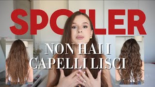 I TUOI CAPELLI NON SONO LISCI  segnali capelli mossi tagli amp prodotti da usare [upl. by Htiaf]