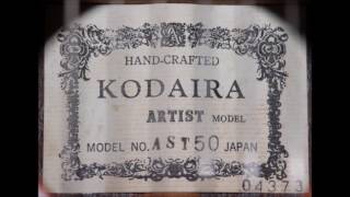 Classical guitar Kodaira AST50 1984 Japan [upl. by Pentheas]