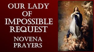 OUR LADY FOR IMPOSSIBLE REQUESTS NOVENA PRAYERS WITH LITANY TO OUR BLESSED VIRGIN MARY [upl. by Tjaden]