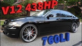 BMW 760LI 🔥 V12 FullyLoaded 438HP SuperSedan 🚗 Feature Review InDepth [upl. by Annayd]