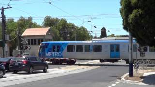 Trains and Trams at the Riversdale tram Square Metro Trains amp Yarra Trams [upl. by Eiaj]