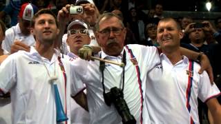 Official Davis Cup by BNP Paribas  Czech Republic v Argentina Opening Ceremony [upl. by Trueblood]