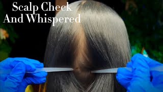 ASMR Scalp Check Neck Attention For Tingles And Relaxation Whispered🥱😴💤 [upl. by Annadal]