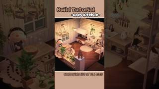 Animal Crossing Interior Build Tutorial  Cozy Kitchen acnh nintendoswitch gaming [upl. by Yoshio]