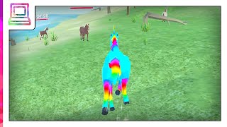 Unicorn Family Simulator Android Gameplay Part 1 Horse Game [upl. by Urba]