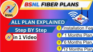 BSNL Wifi All Plans Explained  How to Setup BSNL WiFI at Home bsnl digitalindia [upl. by Illona]