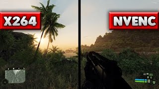 X264 vs NVENC  OBS Quality Comparison Live Streaming [upl. by Adniral]