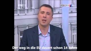 Serbe redet über Russland und über die EU 2014 [upl. by Nafis32]