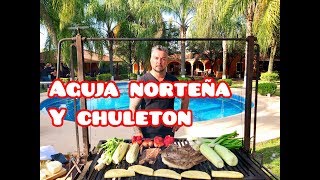 Chuleton y Aguja Norteña parrillada regia Intergalactica [upl. by Orian]