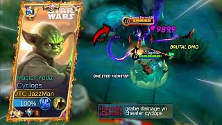 The One Eyed Monster  Cyclops Brutal Damage  Legendary Gameplay  MLBB [upl. by Sirovart]