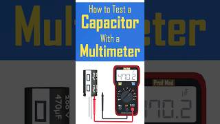 How to test a Capacitor with multimeter [upl. by Aluk]