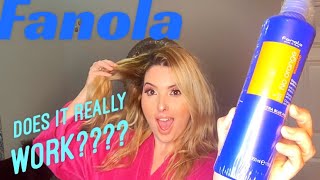 How to get rid of Brassy blonde hair  Review FANOLA NO ORANGE TONER SHAMPOO [upl. by Geer]