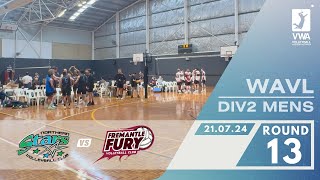 WAVL • Div2 • R13  Northern Stars vs Fremantle Fury [upl. by Burger773]