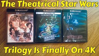 The Theatrical Star Wars Trilogy Is Finally On 4K [upl. by Nirehtac245]