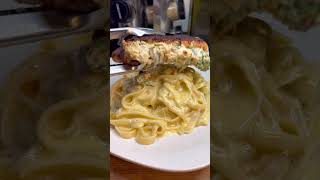 Seared stuffed salmon delicious southernfood salmon cheese pasta shortvideo [upl. by Brackett]