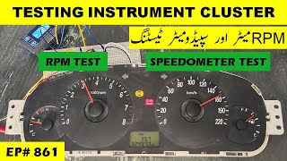 861 RPM Indicator and Speedometer Testing [upl. by Oinoitna310]