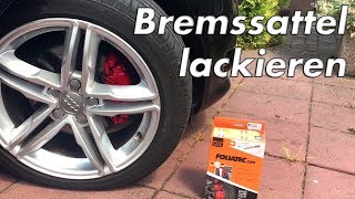 Bremssattel lackieren  Ganz einfach  FOLIATEC Lack Set Anleitung [upl. by Bevon]