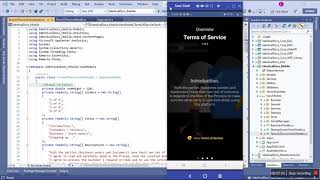 92  Terms of Service page XamarinForms Series by Tumi Tladi [upl. by Silva]