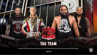 Roman Reigns amp Cody Rhodes vs Solo Sikoa amp Jacob Fatu  Bad Blood Match Showdown [upl. by Iht591]